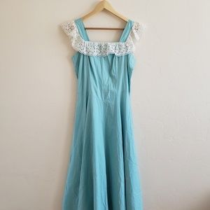 40s ruffle dress